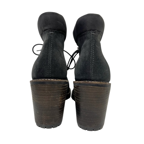 SOLD! DOLCE VITA Post Faux Shearling-Trim Suede Booties - Picture 10 of 12